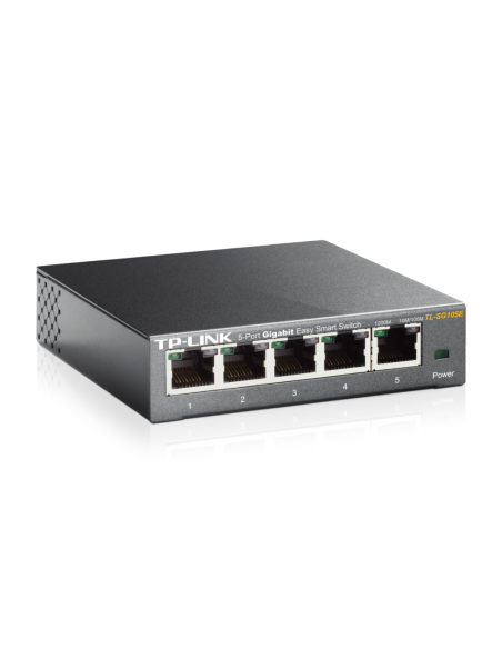 TP-Link TL-SG105E Gestionado L2 Gigabit Ethernet (10/100/1000) Negro