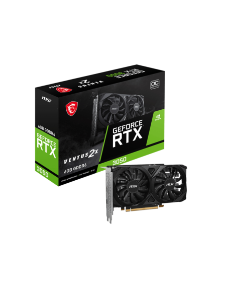 MSI VENTUS GeForce RTX 3050 2X E 6G OC NVIDIA 6 GB GDDR6