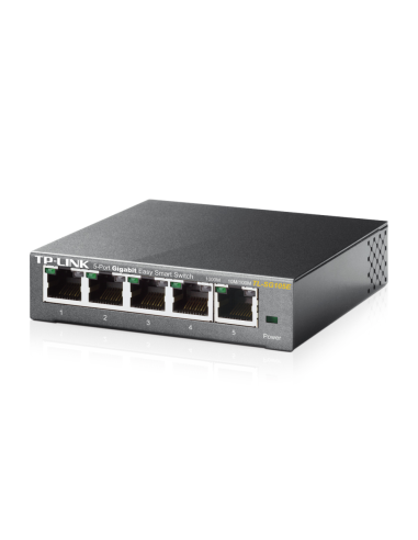 TP-Link TL-SG105E Gestionado L2 Gigabit Ethernet (10/100/1000) Negro