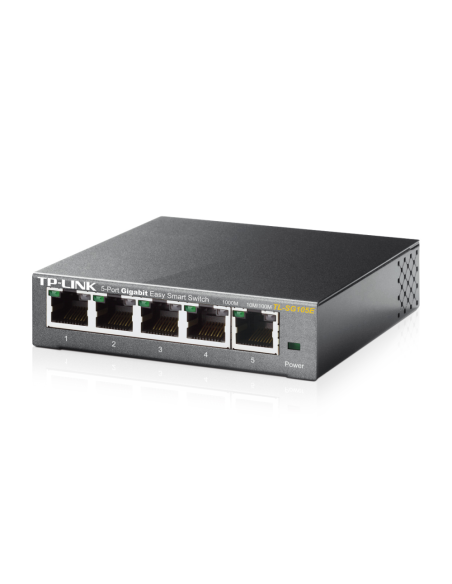 TP-Link TL-SG105E Gestionado L2 Gigabit Ethernet (10/100/1000) Negro