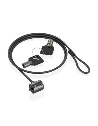 AISENS ASLK-D40K04-BK cable antirrobo Negro 1,5 m