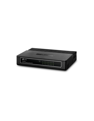 TP-Link TL-SF1016D No administrado Fast Ethernet (10/100) Negro