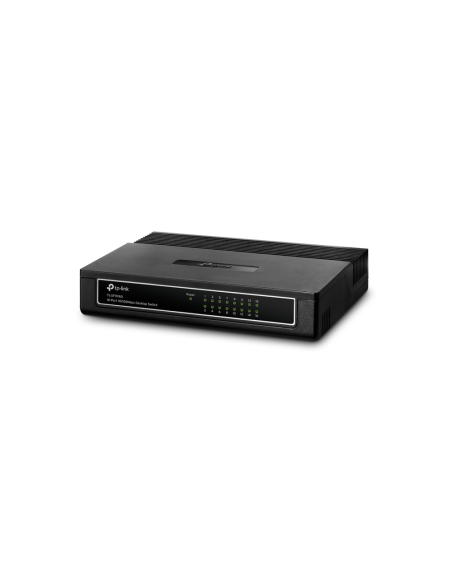 TP-Link TL-SF1016D No administrado Fast Ethernet (10/100) Negro