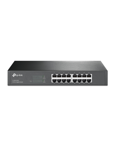 TP-Link TL-SG1016D No administrado Gigabit Ethernet (10/100/1000) Negro