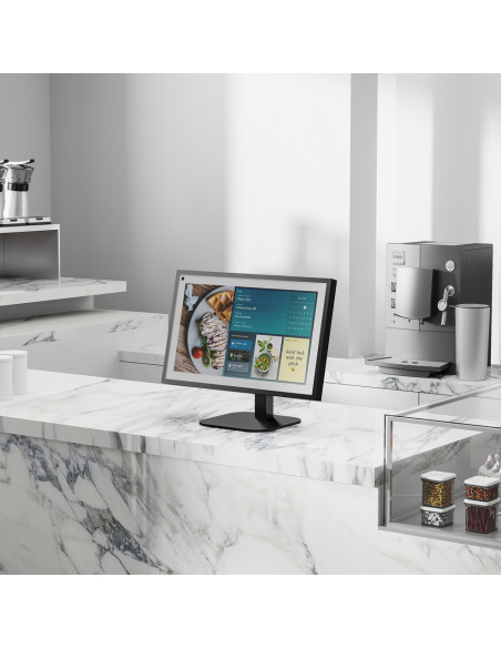 AISENS Soporte de Mesa Eco Giratorio e Inclinable Para Monitor/POS 2.5kg de 10"-24", Negro