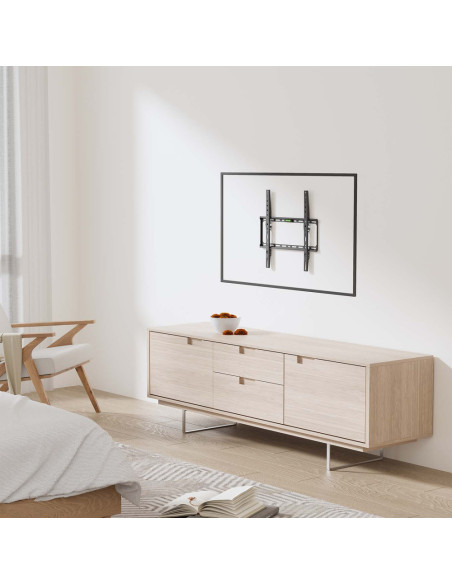 AISENS Soporte Eco Inclinable Para Monitor/TV 45Kg de 32-75", Negro