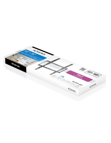 AISENS Soporte Eco Inclinable Para Monitor/TV 45Kg de 32-75", Negro