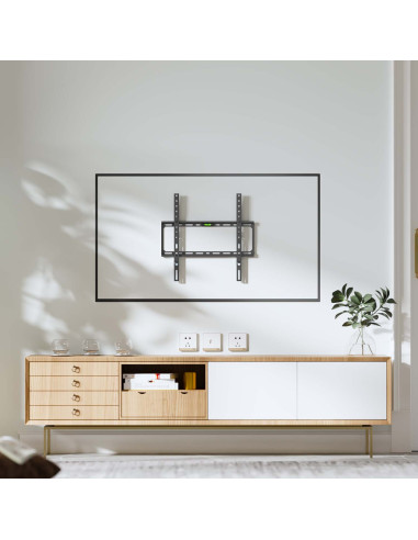 AISENS Soporte Eco Ultra Delgado Para Monitor/TV 45Kg de 32-75", Negro