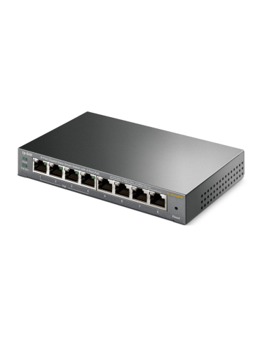 TP-Link TL-SG108PE Gestionado L2 Gigabit Ethernet (10/100/1000) Energía sobre Ethernet (PoE) Negro