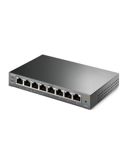 TP-Link TL-SG108PE Gestionado L2 Gigabit Ethernet (10/100/1000) Energía sobre Ethernet (PoE) Negro