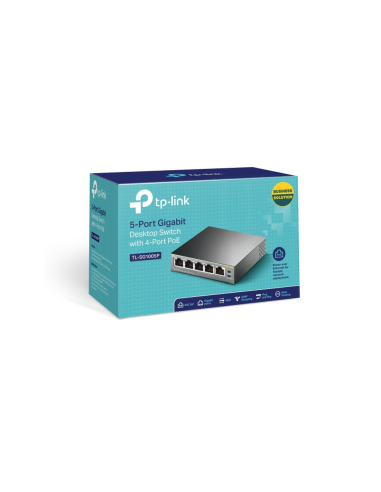 TP-Link TL-SG1005P No administrado Gigabit Ethernet (10/100/1000) Energía sobre Ethernet (PoE) Negro