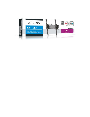 AISENS WT55T-015 soporte para TV 81,3 cm (32") Negro