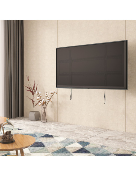 AISENS Soporte ECO Inclinable para Monitor/TV 75Kg de 37-90, Negro