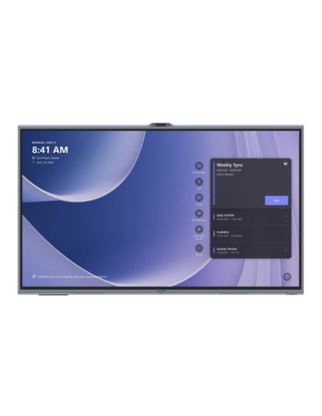 MAXHUB V865T pantalla para sala de reuniones 2,18 m (86") 3840 x 2160 Pixeles VA Wi-Fi 6 (802.11ax) Negro Bluetooth