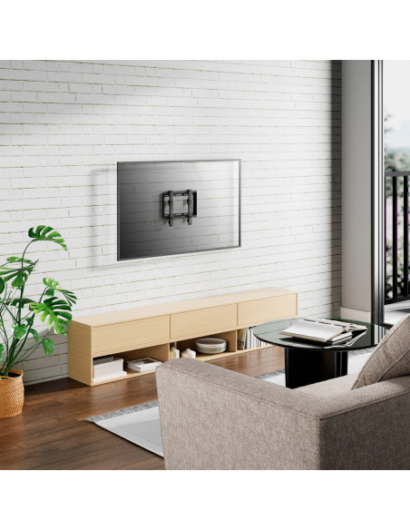 AISENS Soporte Eco Ultra Delgado Para Monitor/tv 35kg De 23-42, Negro