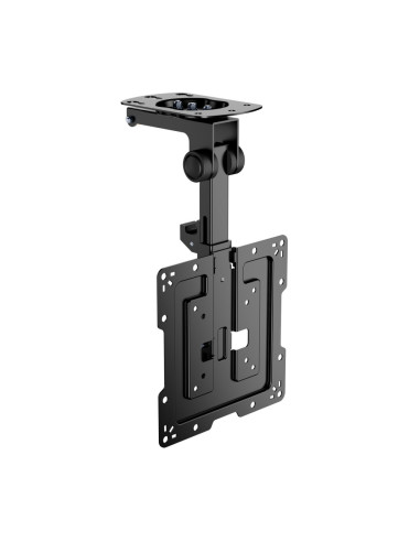 AISENS Soporte de Techo Giratorio, Plegable para Monitor/TV 20Kg de 19-43, Negro