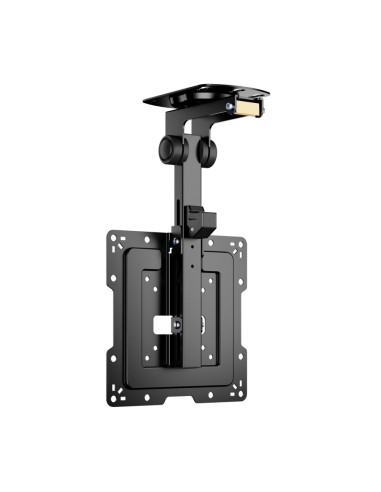 AISENS Soporte de Techo Giratorio, Plegable para Monitor/TV 20Kg de 19-43, Negro