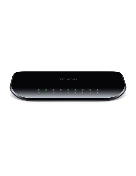 TP-Link TL-SG1008D No administrado Gigabit Ethernet (10/100/1000) Negro