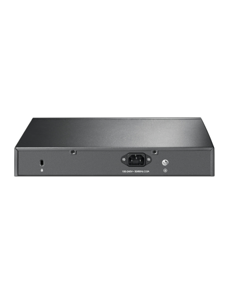 TP-Link TL-SG1016PE Gestionado L2 Gigabit Ethernet (10/100/1000) Energía sobre Ethernet (PoE) 1U Negro