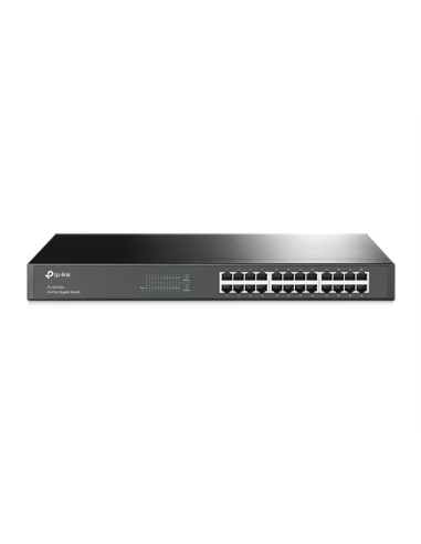TP-Link TL-SG1024 No administrado Gigabit Ethernet (10/100/1000) 1U Negro