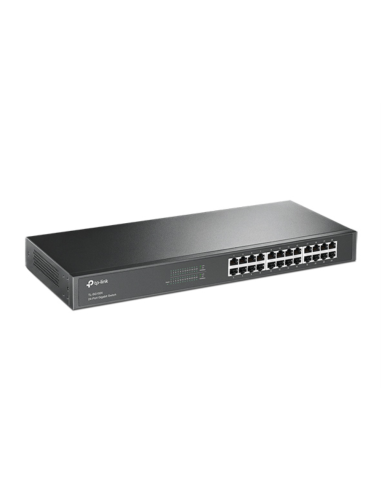 TP-Link TL-SG1024 No administrado Gigabit Ethernet (10/100/1000) 1U Negro