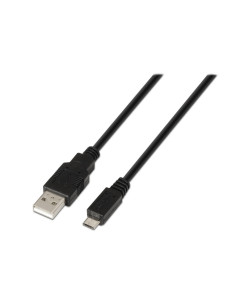 AISENS A101-0027 cable USB USB 2.0 0,8 m USB A Micro-USB B Negro