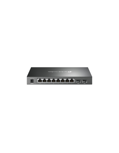 TP-Link Omada SG2210P switch Gestionado L2/L2+ Gigabit Ethernet (10/100/1000) Energía sobre Ethernet (PoE) Negro