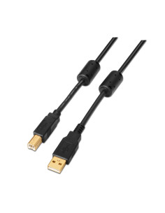 AISENS A101-0011 cable USB USB 2.0 5 m USB A USB B Negro