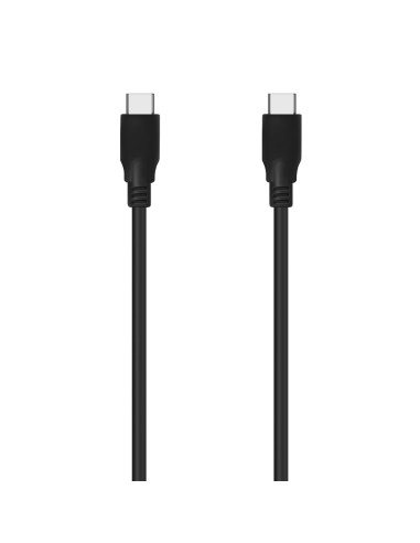 AISENS Cable USB 3.2 Gen2x2 20Gbps 8k@30Hz 5A 100W E-Marker, Tipo USB-C/M-USB-C/M, Negro, 1.0m
