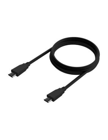 AISENS Cable USB 3.2 Gen2x2 20Gbps 8k@30Hz 5A 100W E-Marker, Tipo USB-C/M-USB-C/M, Negro, 1.0m