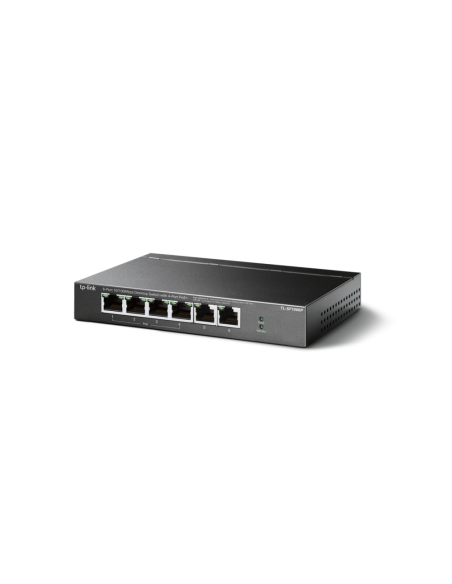 TP-Link TL-SF1006P switch No administrado Fast Ethernet (10/100) Energía sobre Ethernet (PoE) Negro