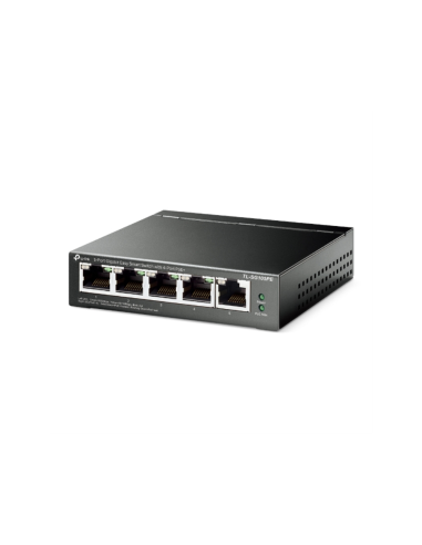 TP-Link TL-SG105PE switch Gestionado L2 Gigabit Ethernet (10/100/1000) Energía sobre Ethernet (PoE) Negro