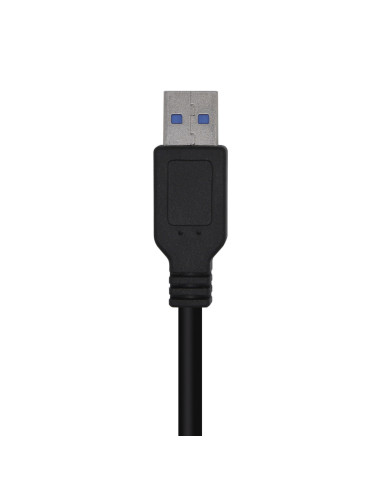 AISENS Cable USB 3.0, Tipo A/M-A/M, Negro, 2.0m
