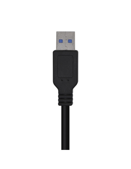 AISENS Cable USB 3.0, Tipo A/M-A/M, Negro, 2.0m