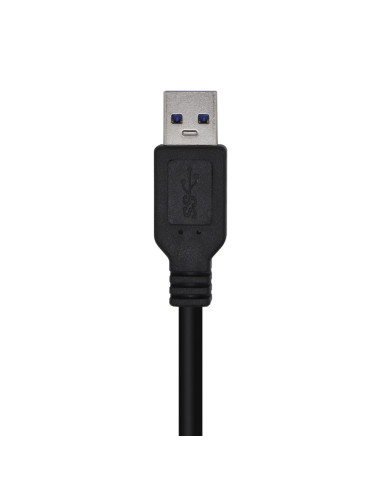 AISENS Cable USB 3.0, Tipo A/M-A/M, Negro, 3.0m