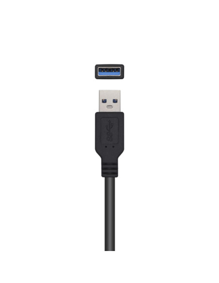 AISENS Cable USB 3.0 Prolongador Con Amplificador, Tipo A/M-A/H, Negro, 5.0m