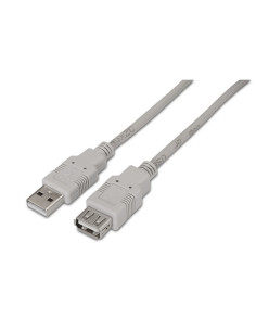 AISENS A101-0012 cable USB USB 2.0 1 m USB A Beige
