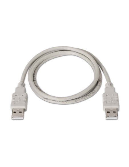 AISENS A101-0021 cable USB USB 2.0 1 m USB A Beige