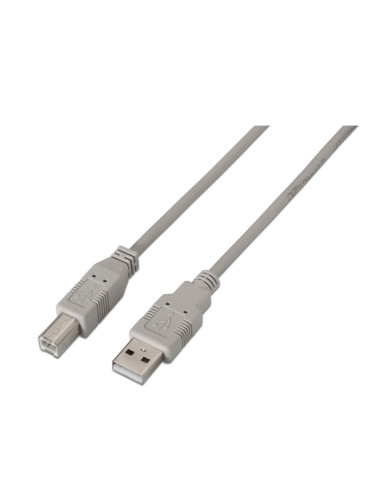 AISENS A101-0003 cable USB USB 2.0 3 m USB A USB B Beige