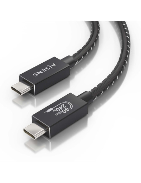AISENS A156-0867 cable USB USB4 Gen 3x2 1 m USB C