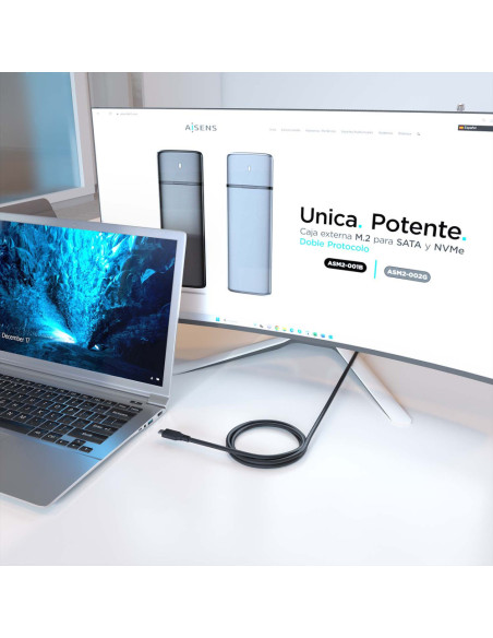 AISENS A107-0874 cable USB USB 3.2 Gen 2x2 3 m USB C