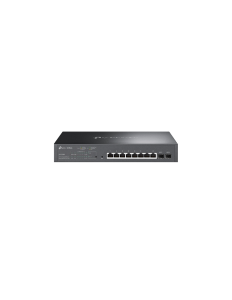 TP-Link Omada TL-SG2210MP Gestionado L2/L2+ Gigabit Ethernet (10/100/1000) Energía sobre Ethernet (PoE) 1U Negro
