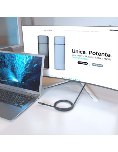 AISENS A107-0875 cable USB USB 3.2 Gen 2x2 3 m USB C