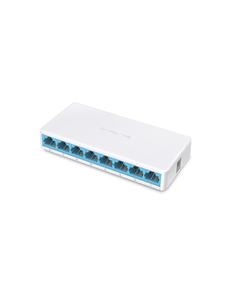 Mercusys MS108 switch No administrado Fast Ethernet (10/100) Blanco