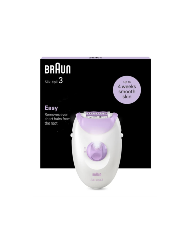 Braun Silk-épil 3 3-000 20 pinzas Púrpura, Blanco