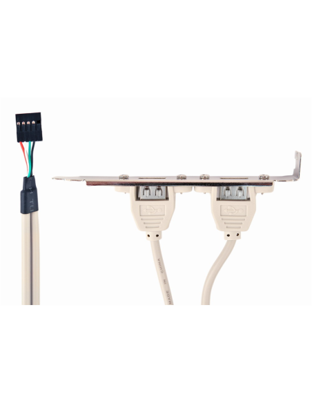 Gembird CCUSBRECEPTACLE tarjeta y adaptador de interfaz Interno USB 2.0