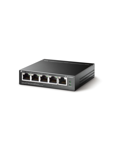 TP-Link TL-SG1005LP switch No administrado Gigabit Ethernet (10/100/1000) Energía sobre Ethernet (PoE) Negro