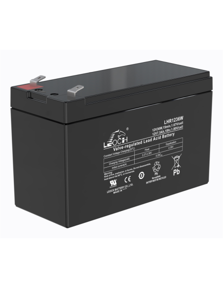 Leoch LHR1236W batería para sistema ups Plomo ácido 12 V 7,5 Ah