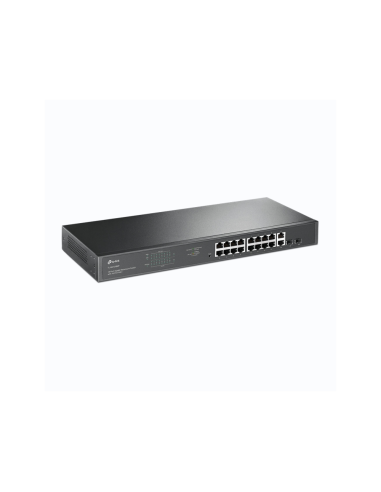 TP-Link TL-SG1218MP switch No administrado Gigabit Ethernet (10/100/1000) Energía sobre Ethernet (PoE) 1U Negro