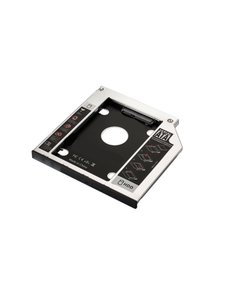 Ewent EW7003 funda para disco duro externo Acrilonitrilo butadieno estireno (ABS), Aluminio Negro, Blanco